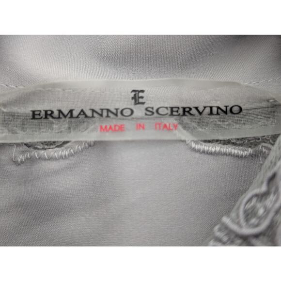 Ermanno Scervino Gray and Black Blouse - Picture 9 of 12